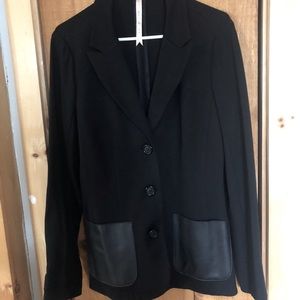 Bailey 44 Blazer w/ Leather Pockets